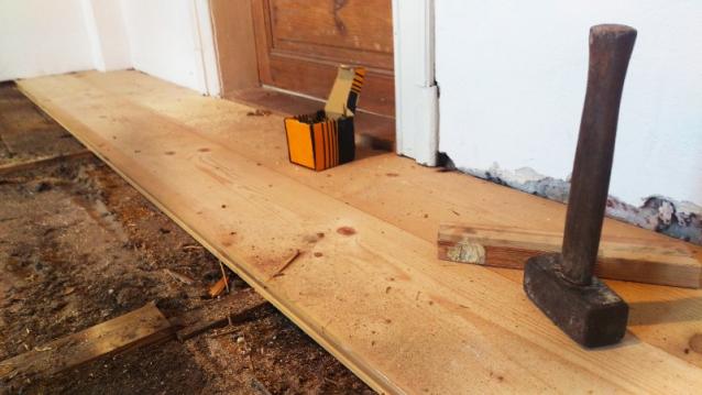 pose parquet massif