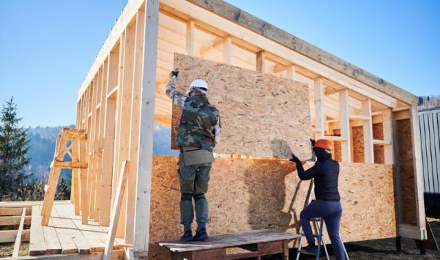construction ossature en bois